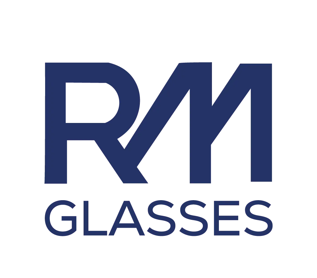 Logo rm glasses azul